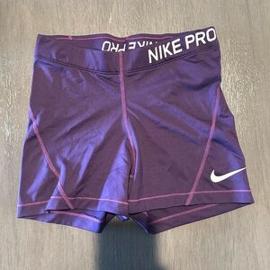 Nike Pro 3in spandex shorts